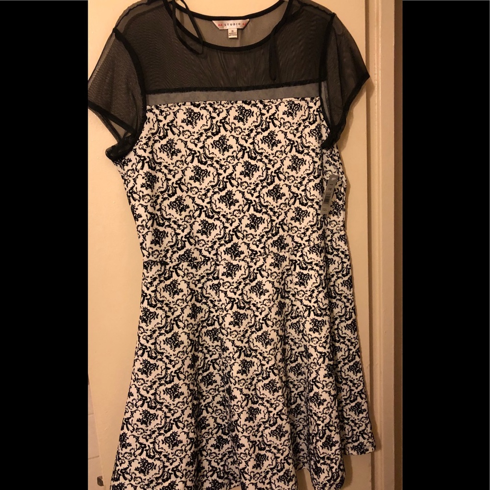 Black & white dress